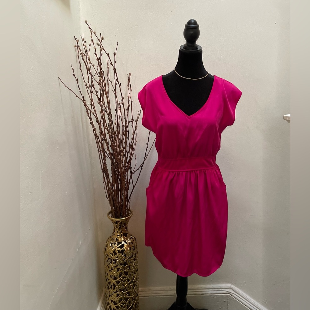 Fushcia dress